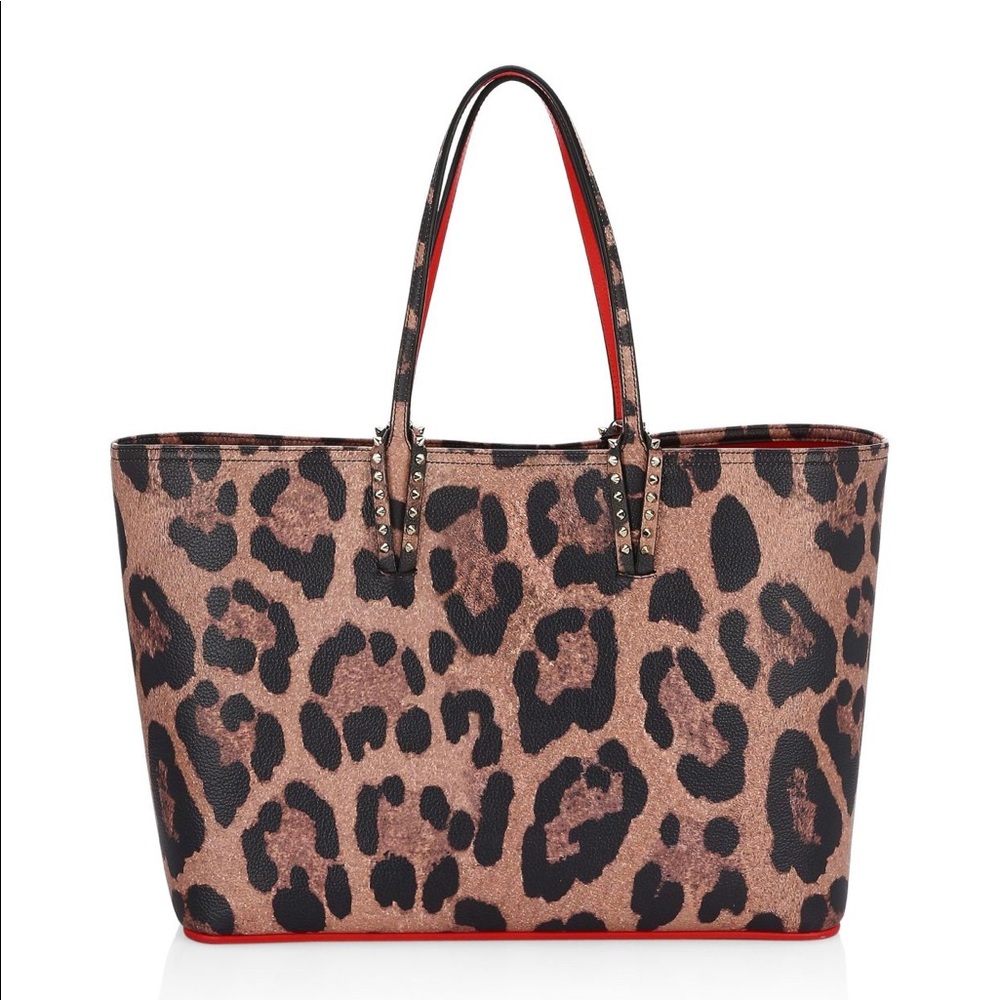 Christian Louboutin Leopard Print Cabata Tote